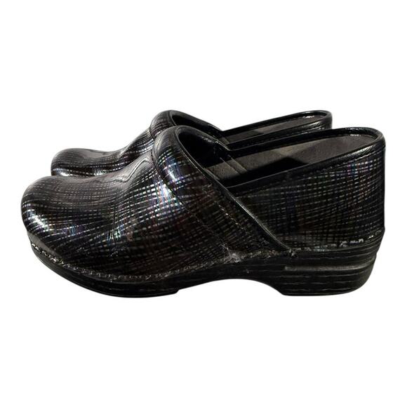 Dansko XP Women’s Career Clogs Size 38 EU Size 8 US Black Multicolor Leather - Picture 4 of 8